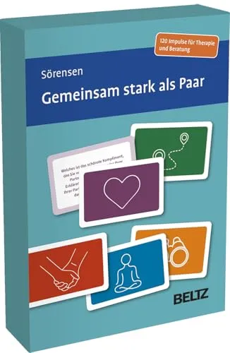 Gemeinsam stark als Paar: Kartenset für Paare - Angewandte Psychologie - 120 Impulse zur Vertiefung der Paarbeziehung, stärken das Verständnis und die Kommunikation für mehr Harmonie.
