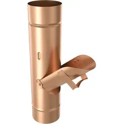 Regenwasserklappe Ohne Sieb Kupfer 60 Mm 117220 - Zambelli