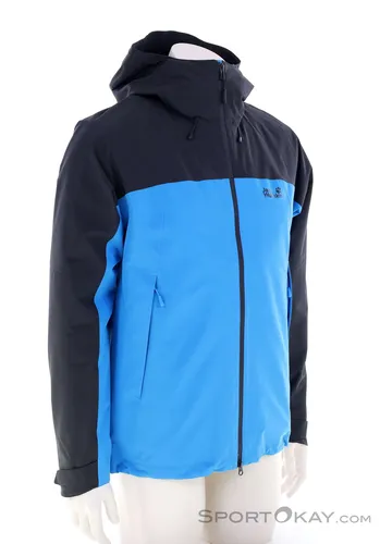 Jack Wolfskin Wild Places 3IN1 Jacket M - aurora blue (8026) S - Funktionsjacken für Herren, vielseitig einsetzbar mit umweltfreundlichen Materialien und optimalem Wetterschutz durch innovative TEXAPORE-Technologie.