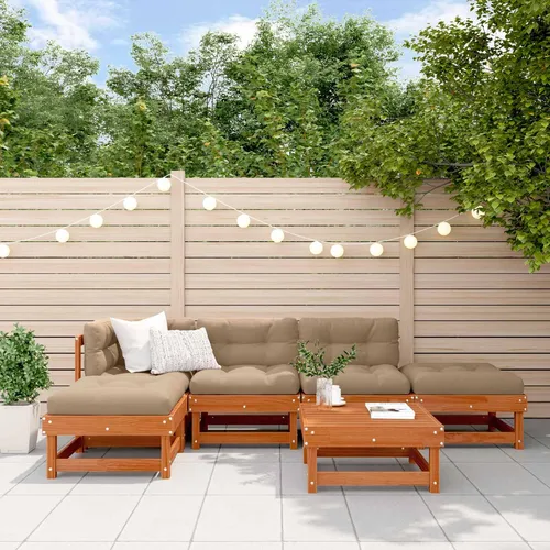 Maison Exclusive Garten-Lounge-Set 6 pcs aus massivem Kiefernholz