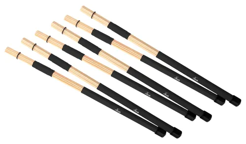 XDrum XR1R Floppy Sticks Rods - 3x Set aus Ahorn - Zubehör für Schlaginstrumente, 3 Paar Ahorn-Sticks mit 19 gebündelten Stäben für einen vollen Klang und vielseitigen Einsatz.