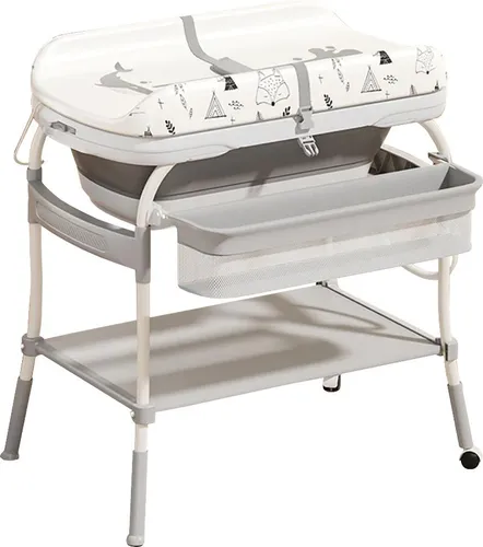 Babybadewanne / Wickeltisch BW2 2 in 1 Set Badewanne mit Wickeltischauflage