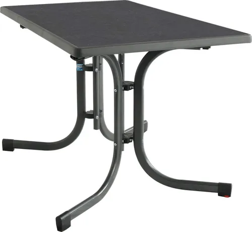 MFG Klappbarer Gartentisch Boulevard 110 x 70 cm aus wetterfestem Stahl