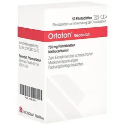 Produktbild Ortoton Recordati 750 mg Filmtabletten 50 St