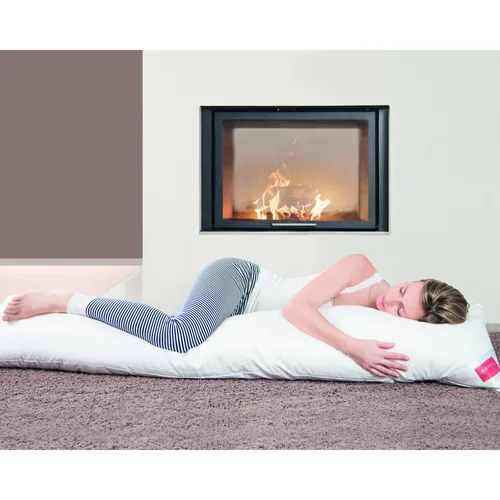 Hefel Kissen für Seitenschläfer 35 x 160 cm - Kissen für Seitenschläfer, bietet optimalen Halt und Komfort für erholsamen Schlaf, ideal auch für stillende Mütter