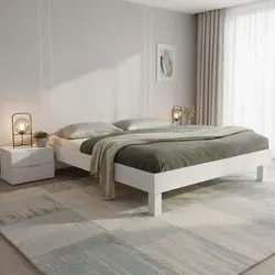 HASENA Trento Bett Rapallo 200x200 cm in weiß von Hasena