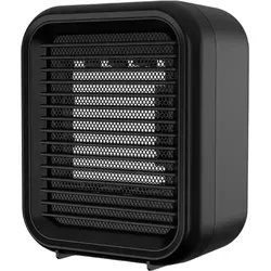 Mini-Keramikheizgerät 800W Elektroheizung 2 Leistungsstufen Mini-Elektrolüfterheizung mit Heißluftschutz gegen Überhitzung und Umkippen