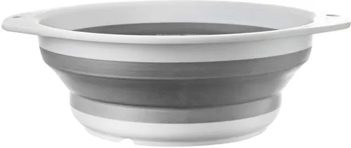 Brunner Fold-Away Colander Sieb, faltbar, grau
