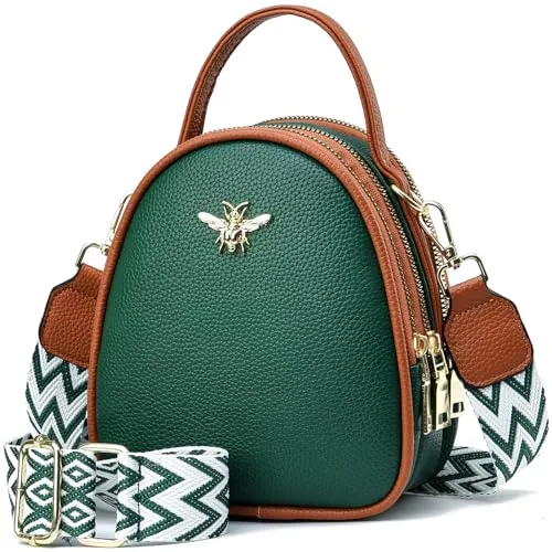 BAIKELI Leichte kleine Crossbody-Tasche, Umhängetasche für Damen, elegante Tasche für Handy und Geldbörse, Small