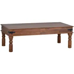 Couchtisch Colombo aus massivem Teakholz 120x60cm von MiaMöbel