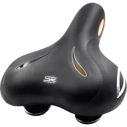 Selle Royal Sattel Lookin sw/silber, Unisex, 260x225mm, relaxed - Schwarz