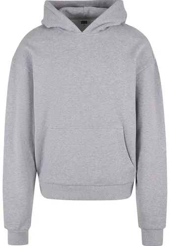 Urban Classics Herren Ultra Heavy Hoody Sweatshirt – Grau, Größe M - Kapuzenpullover für Herren mit legerer Oversize Passform, extra langen Ärmeln und einer großen Kapuze für maximalen Komfort und Stil.