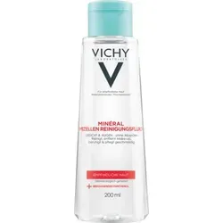 Vichy Purete Thermale Mineral Mizellen-fluid sens. - Medizinische Körperpflege für empfindliche Haut, reinigt sanft Make-up und Unreinheiten ohne Wasser und beruhigt mit Thermalwasser.