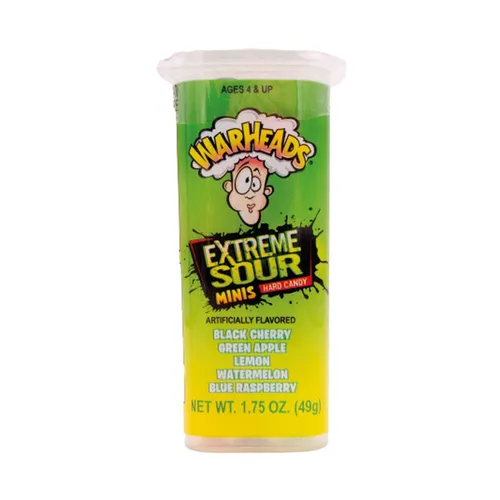 Warheads Extreme Sour Minis Hard Candy 49g | USA Amerika Import