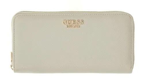 GUESS Geldbörse Amorette SLG Zip Around Wallet Cream White in weiß von GUESS