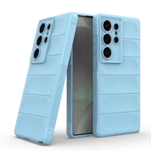Handy Hülle für Samsung Galaxy S25 Ultra Handyhülle Case Cover blau