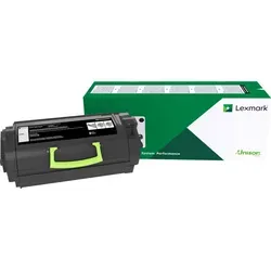 Lexmark Toner 52D2H00 522H schwarz - Original Toner mit hoher Kapazität für bis zu 25.000 Seiten, ideal für Lexmark MS 810/811 Serien