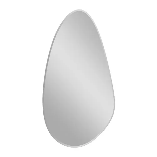 MIRRORS AND MORE Wandspiegel BELLA, Tropfenform mit Facettenschliff - Eleganter Wandspiegel BELLA in Tropfenform mit Facettenschliff. Ideal für jeden Raum, bietet er eine praktische Wandaufhängung und ist vielseitig montierbar. Maße: 40 x 60 cm, für stilvolle Akzente in Ihrem Zuhause.