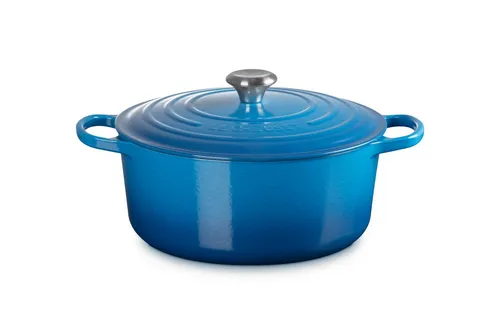Le Creuset Signature Bräter & Schmortopf aus Gusseisen, 28 x 13 cm - Hochwertiger Bräter und Schmortopf aus Gusseisen, ideal für gleichmäßiges Garen. Perfekt für kreative Kochabenteuer in Ihrer Küche.