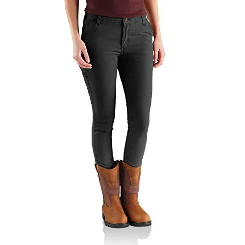 Slim-Fit Damenhose SLIM-FIT CRAWFORD PANT - Schwarz W8/REG - Arbeits- & Schutzkleidung mit Rugged Flex® für optimale Bewegungsfreiheit. Ideal für aktive Frauen, die Komfort und Funktionalität schätzen.