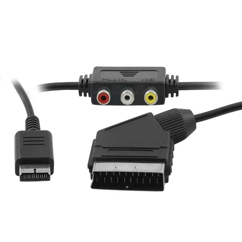 EAXUS Playstation 3 AV TV Videokabel RGB Cinch SCART-Kabel PS3