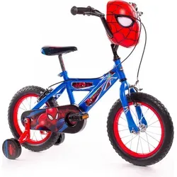 Huffy Spider-Man 14 Zoll Fahrrad, Blau - Roller & Rad – Das Huffy Spider-Man Fahrrad begeistert mit seinem coolen Marvel Design und breiten Stützrädern, die Sicherheit und Stabilität bieten. Ideal für kleine Abenteurer im Alter von 4-6 Jahren!