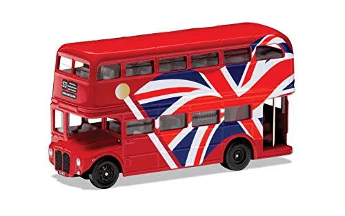Best of British Londoner Bus, Union Jack, Schwarz