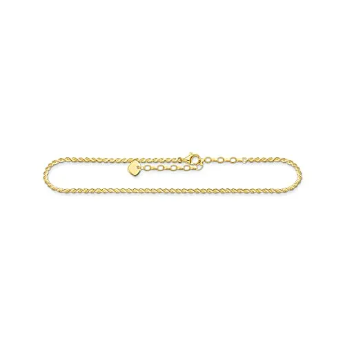 THOMAS SABO Fußkette AK0035-413-39-L27V, AK0035-415-40-L27V in gold von THOMAS SABO