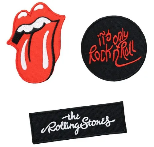 Grupo Erik Pins Rolling Stones 3 set patch