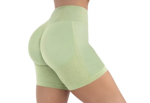 Smilodox Shorts Amaze Scrunch, Blickdichte Radlerhose mit Unsichtbarer Scrunch-Effekt High Waist Squatproof Scrunch Shorts-Leggings Seamless Sport Fitness