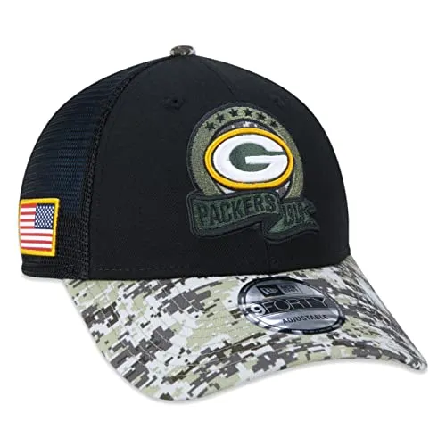 New Era 9Forty Cap Salute to Service Green Bay Packers
