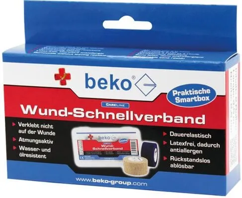 beko CareLine Wund-Schnellverband Box, 2 Rolle à 6,50 m (2908002)