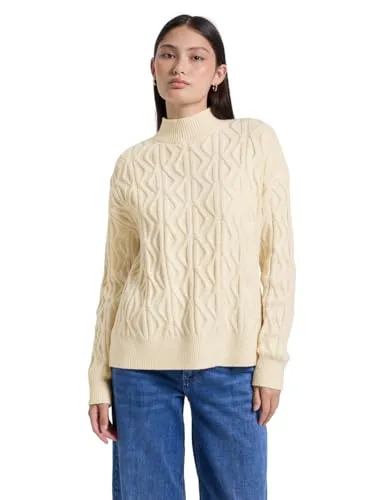 Strickpullover STREET ONE STUDIO Damen Gr. 42 - Pullover für Damen mit klassischem Turtleneck, aus einem pflegeleichten Materialmix für kuschelige Wärme – perfekt für die kalte Jahreszeit.