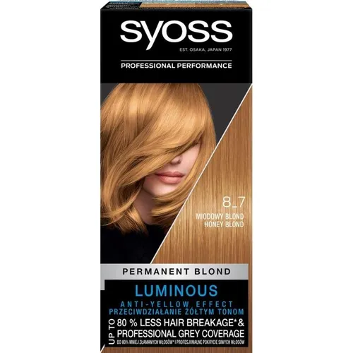 Syoss Permanent Color 8_7 Honey Blond