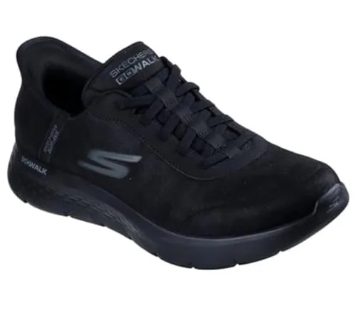 Skechers Herren Sneakers Schwarz, 46 EU - Herren-Sneaker aus hochwertigem Fabric, bequem und stylisch für den Alltag.