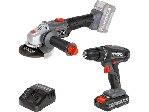 KRAFTIXX® Akku-Bohrschrauber KX-AS Li Kit, 18 V, 1500 U/min – vielseitig und kompakt