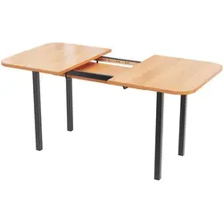 Beaok Ausziehtisch, Eiche, Holzwerkstoff, 80x75x160 cm, Esszimmer, Tische, Esstische