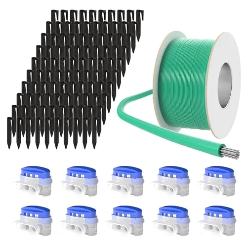 ECENCE 50m Begrenzungskabel Set für Mähroboter