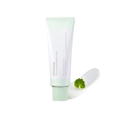 mixsoon Cica Hyal Deep Soothing Cream – 11 Arten Hyaluronsäure & Centella zur Linderung von Rötungen, hydratisierende Gel-Creme für empfindliche Haut, stärkt die Hautbarriere, 50 ml