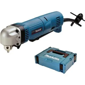 Makita Winkelbohrmaschine DA3010FJ, 450 W - Bohrmaschine mit schlankem Aluminium-Gehäuse, elektronisch regelbarer Drehzahl und praktischer Doppel-LED für präzises Arbeiten. Ideal für enge Räume und vielseitige Anwendungen.