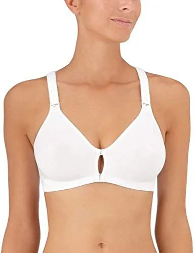 Triumph Damen Triaction Fitness F Racerback Sports Bra - WEISS, 80D - Funktionsunterwäsche, speziell für Läufer entwickelt, aus Lycra für ein glatteres Gefühl und mit praktischem Frontverschluss.