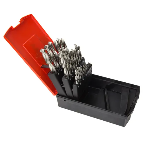 HSS Bohrer Kassette PRO 25-tlg. - Spiralbohrer für Metall - Bohrer-Bits, 25-teiliges Set für präzise Bohrungen in Metall, ideal für Heimwerker und Profis.