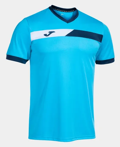 Joma Tennis-Tshirt Court (V-Ausschnitt) hellblau Herren, Größe: L