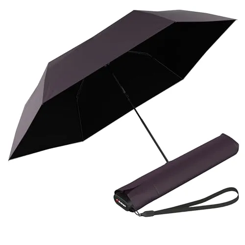 Knirps Taschenschirm US.050 Ultra Light Slim Manual mit UV- und Hitzeschutz - plum