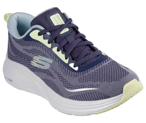 Skechers VAPOR FOAM-SMOOTH RIDE Sneaker - Veganer Trainingsschuh in navy-rosa mit atmungsaktivem Obermaterial und Skechers Air-Cooled Memory Foam für optimalen Komfort.
