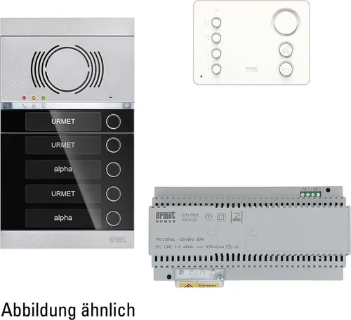 Grothe Audio Pre Pack 9WE A-2V-MIF-ASU1-09WE Türsprech-Set von Grothe Audio Türsprech-Set