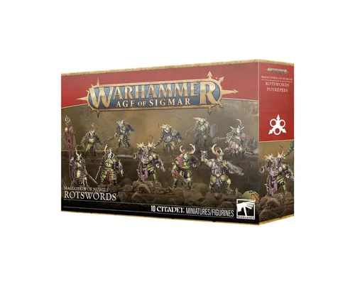 Games Workshop Warhammer Age of Sigmar Spielfigur - Erleben Sie die faszinierende Welt von Warhammer Age of Sigmar mit der detailreichen Maggotkin of Nurgle Rotswords Figur – ideal für leidenschaftliche Sammler und Spieler.