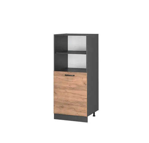 Vicco Herdumbauschrank R-Line, Goldkraft Eiche/Anthrazit in grau von Vicco