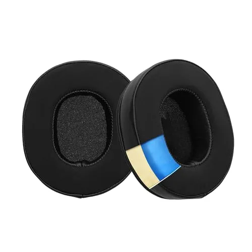kwmobile 2X Ohr Polster kompatibel mit OneOdio A70 / A71 - Ohrpolster Kopfhörer - Kunstleder Polster für Over Ear Headphones - Cooling Effekt