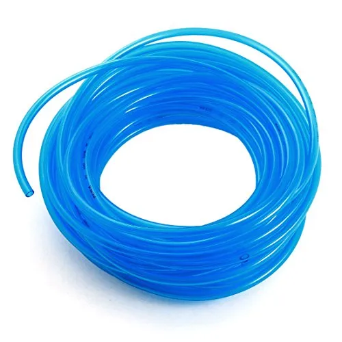 sourcing map 15 m, transparent blau Polyurethan Druckluft Schlauch PU, 4 x 6 mm